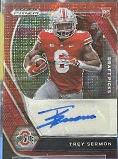 Trey Sermon [Red Pulsar Prizm] #DPA-TSE
