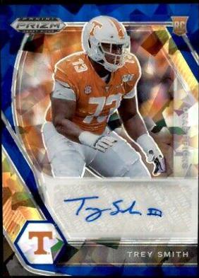 Trey Smith [Blue Ice Prizm] #DPA-TSM