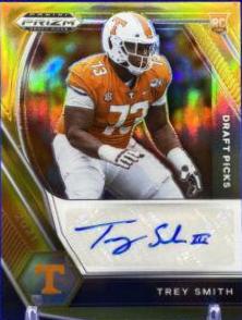 Trey Smith [Gold Prizm] #DPA-TSM