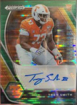 Trey Smith [Green Pulsar Prizm] #DPA-TSM