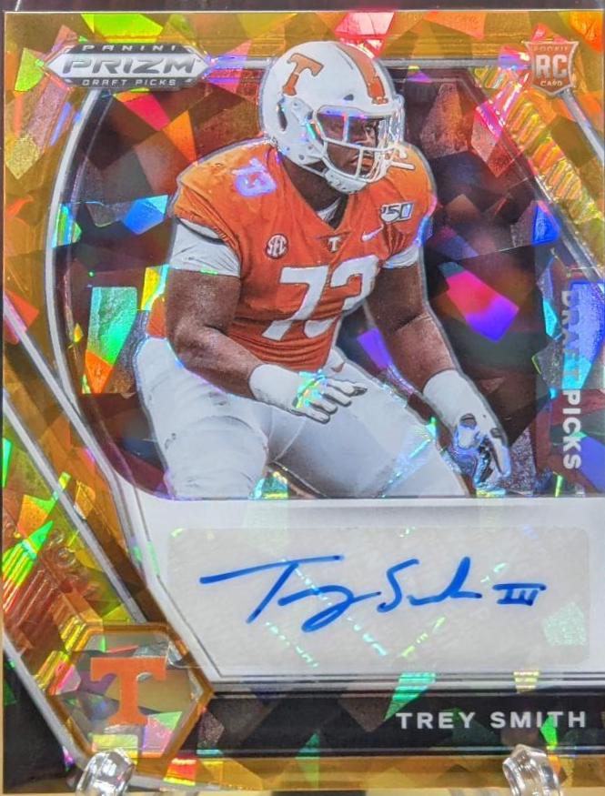 Trey Smith [Orange Ice Prizm] #DPA-TSM