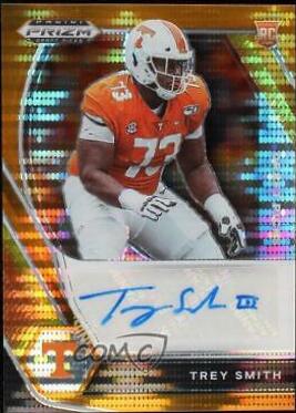Trey Smith [Orange Pulsar Prizm] #DPA-TSM