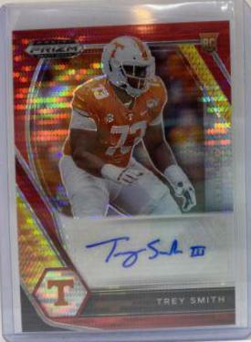 Trey Smith [Red Pulsar Prizm] #DPA-TSM