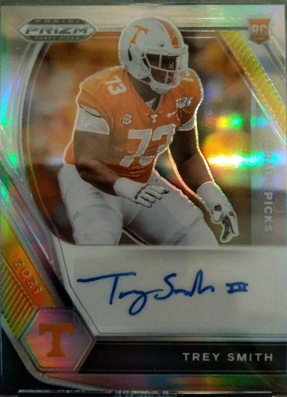 Trey Smith [Silver Prizm] #DPA-TSM