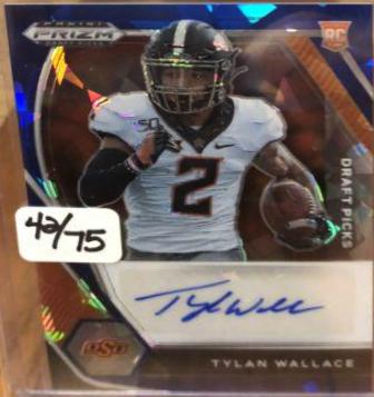 Tylan Wallace [Blue Ice Prizm] #DPA-TWA