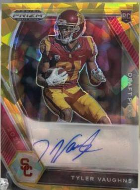 Tyler Vaughns [Gold Ice Prizm] #DPA-TVA