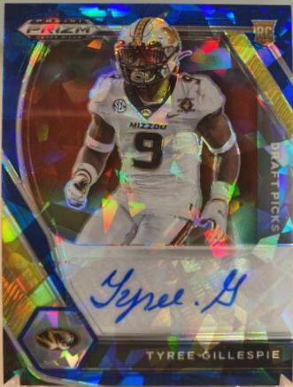 Tyree Gillespie [Blue Ice Prizm] #DPA-TGI