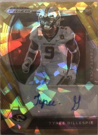 Tyree Gillespie [Gold Ice Prizm] #DPA-TGI