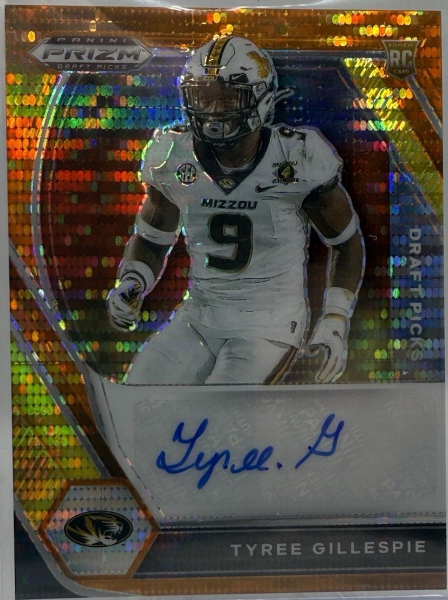 Tyree Gillespie [Orange Pulsar Prizm] #DPA-TGI