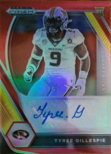 Tyree Gillespie [Red Prizm] #DPA-TGI