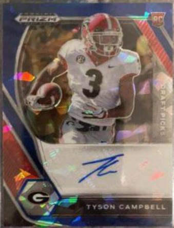 Tyson Campbell [Blue Ice Prizm] #DPA-TYC