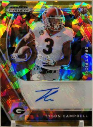 Tyson Campbell [Gold Ice Prizm] #DPA-TYC