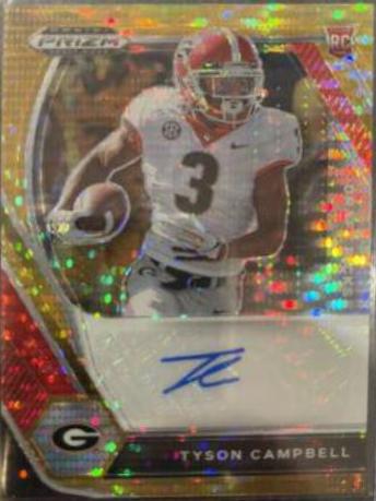 Tyson Campbell [Gold Prizm] #DPA-TYC