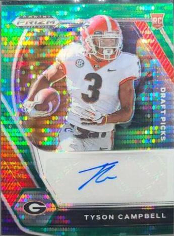 Tyson Campbell [Green Pulsar Prizm] #DPA-TYC