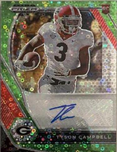Tyson Campbell [Neon Green Circles Prizm] #DPA-TYC