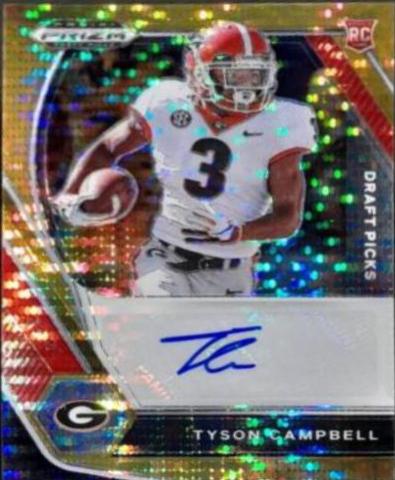Tyson Campbell [Orange Pulsar Prizm] #DPA-TYC