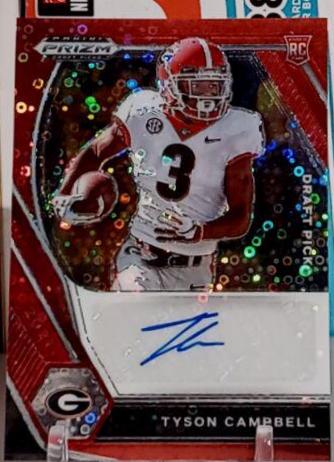 Tyson Campbell [Red Circles Prizm] #DPA-TYC