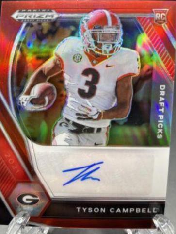 Tyson Campbell [Red Prizm] #DPA-TYC