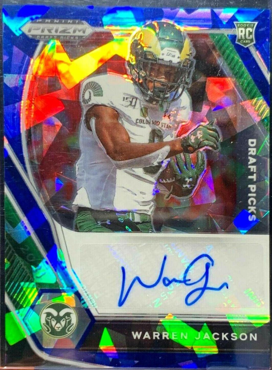 Warren Jackson [Blue Ice Prizm] #DPA-WAJ