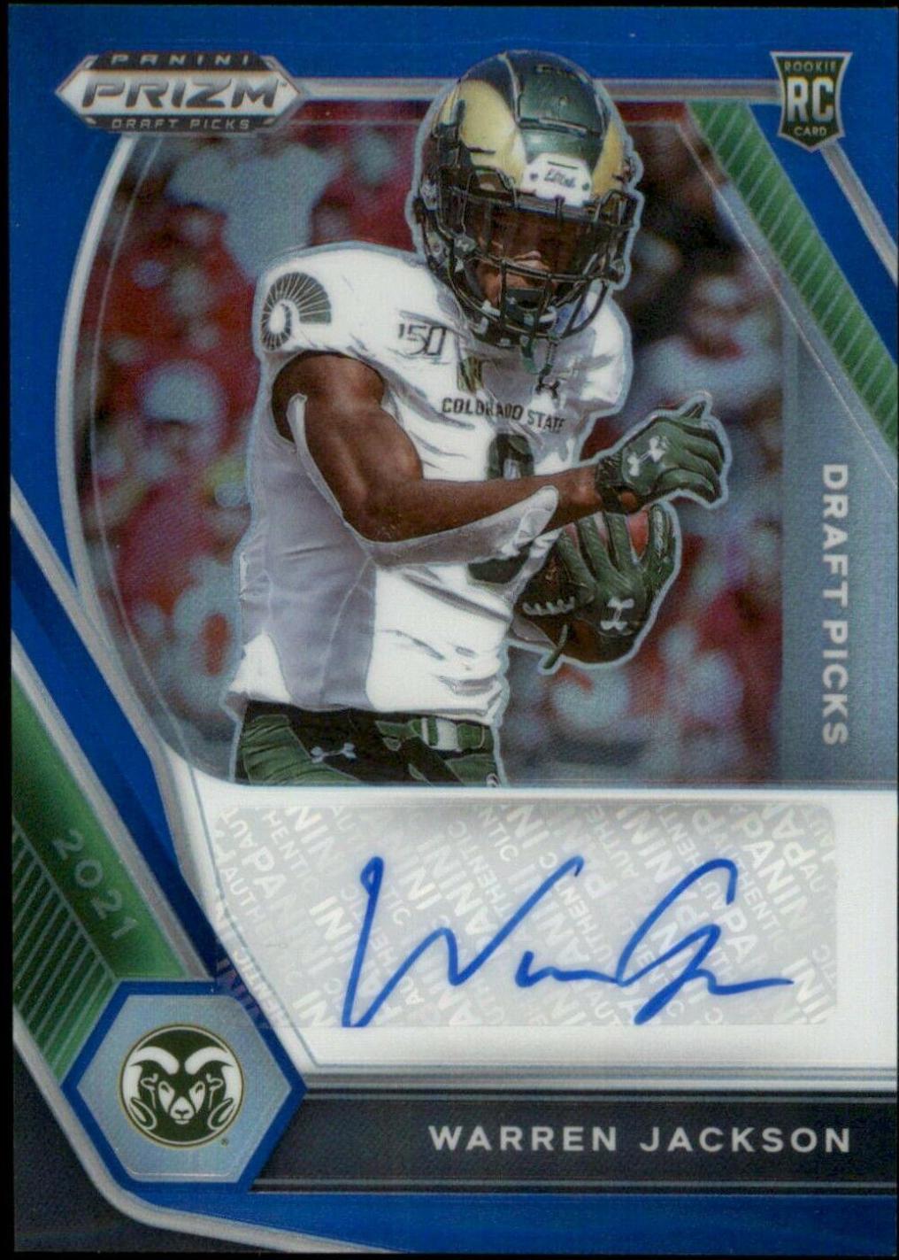 Warren Jackson [Blue Prizm] #DPA-WAJ