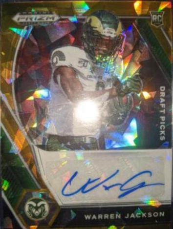Warren Jackson [Orange Ice Prizm] #DPA-WAJ