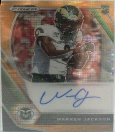 Warren Jackson [Orange Pulsar Prizm] #DPA-WAJ