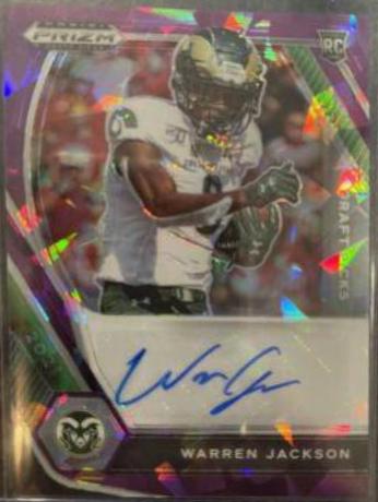 Warren Jackson [Purple Ice Prizm] #DPA-WAJ