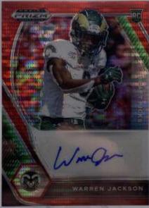 Warren Jackson [Red Pulsar Prizm] #DPA-WAJ