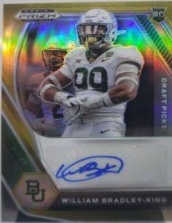 William Bradley King [Gold Prizm] #DPA-WBK
