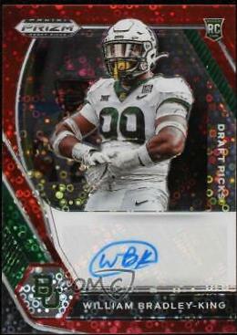 William Bradley King [Red Circles Prizm] #DPA-WBK