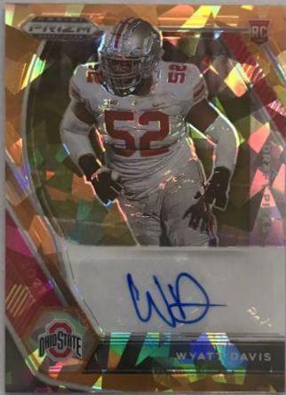 Wyatt Davis [Orange Ice Prizm] #DPA-WDA
