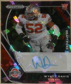 Wyatt Davis [Purple Ice Prizm] #DPA-WDA