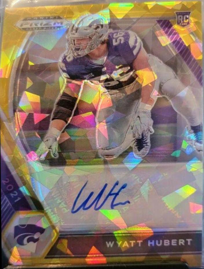 Wyatt Hubert [Gold Ice Prizm] #DPA-WHU