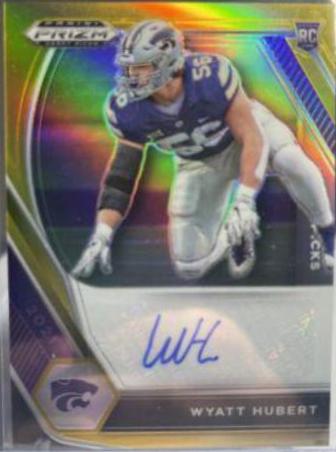 Wyatt Hubert [Gold Prizm] #DPA-WHU