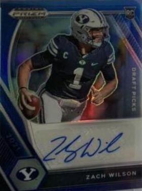 Zach Wilson [Blue Prizm] #DPA-ZWL