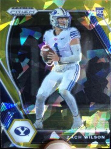 Zach Wilson [Gold Ice Prizm] #DPA-ZWL