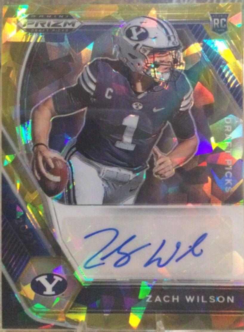 Zach Wilson [Gold Prizm] #DPA-ZWL