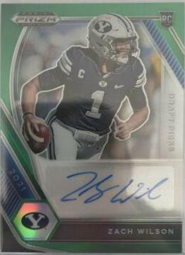 Zach Wilson [Green Prizm] #DPA-ZWL
