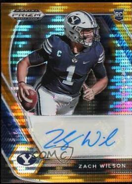 Zach Wilson [Orange Pulsar Prizm] #DPA-ZWL