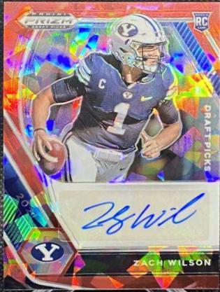 Zach Wilson [Red Ice Prizm] #DPA-ZWL