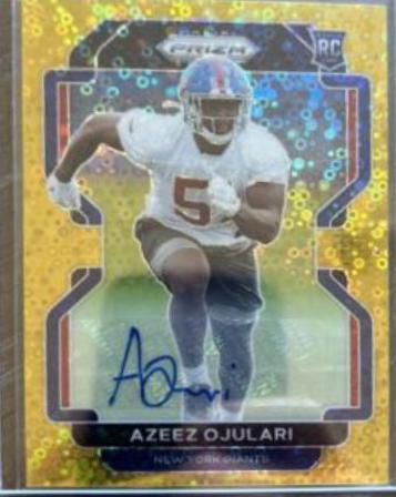 Azeez Ojulari [Autograph Gold Prizm] #386