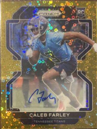 Caleb Farley [Autograph Gold Prizm] #375