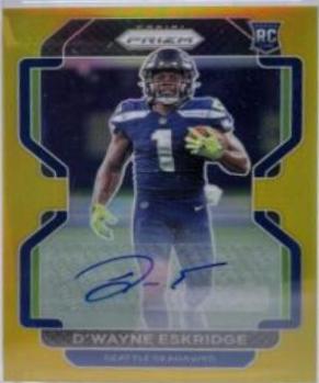 D'Wayne Eskridge [Autograph Gold Prizm] #349