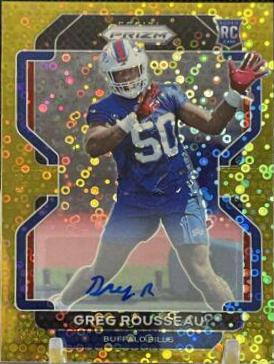 Greg Rousseau [Autograph Gold Prizm] #434