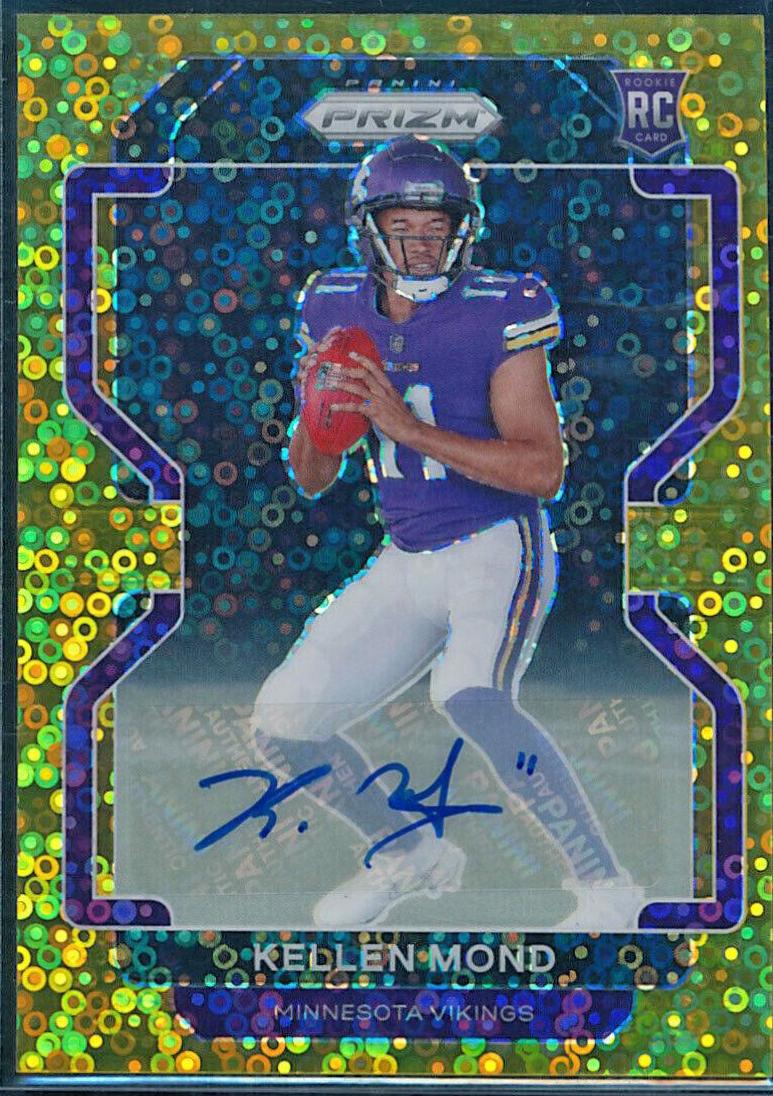 Kellen Mond [Autograph Gold Prizm] #351