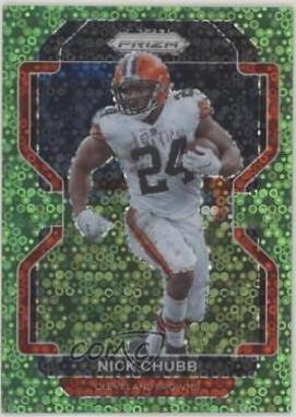Nick Chubb [Neon Green Prizm] #264