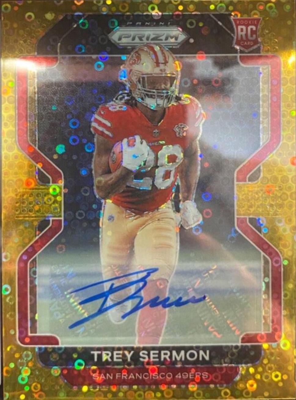 Trey Sermon [Autograph Gold Prizm] #354