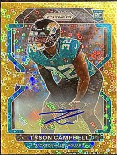 Tyson Campbell [Autograph Gold Prizm] #384