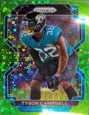 Tyson Campbell [Neon Green Prizm] #384