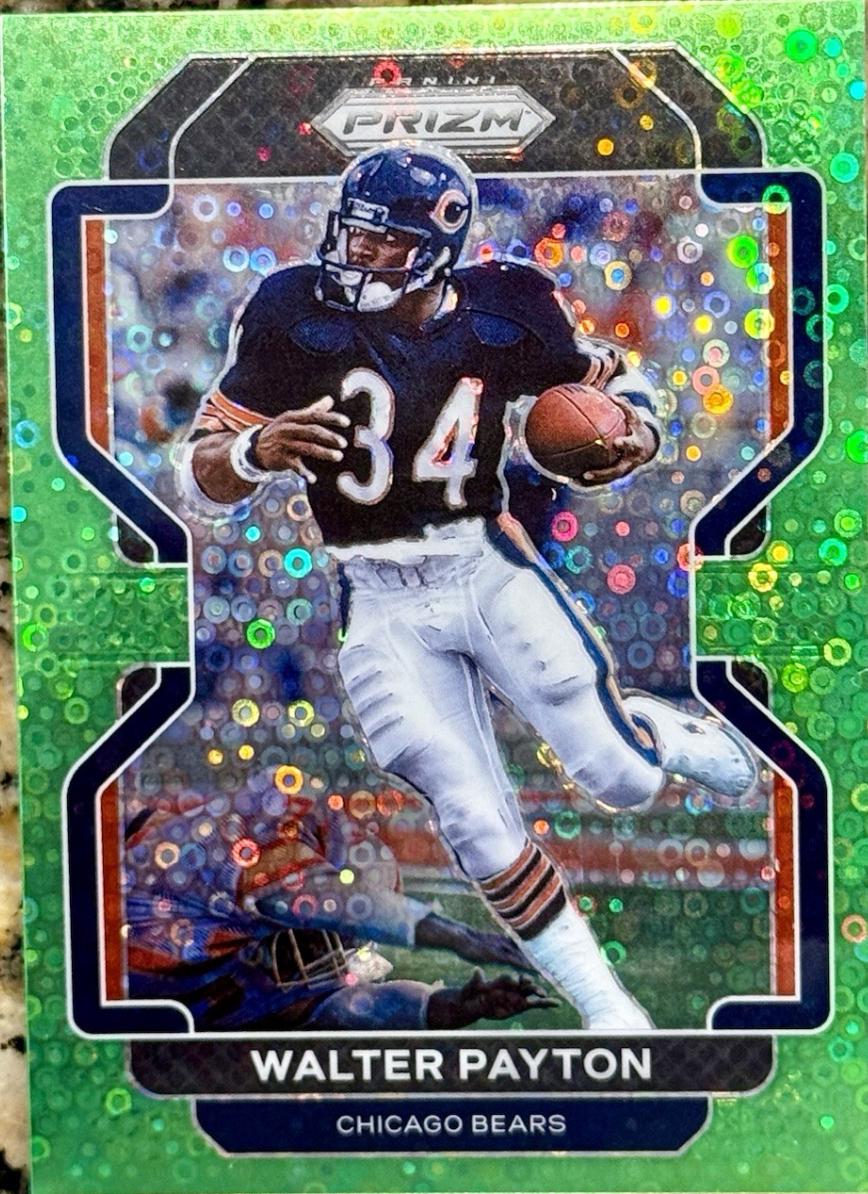 Walter Payton [Neon Green Prizm] #165